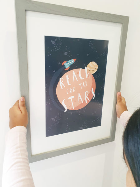 Kids Space Art | Reach For The Stars Edition
