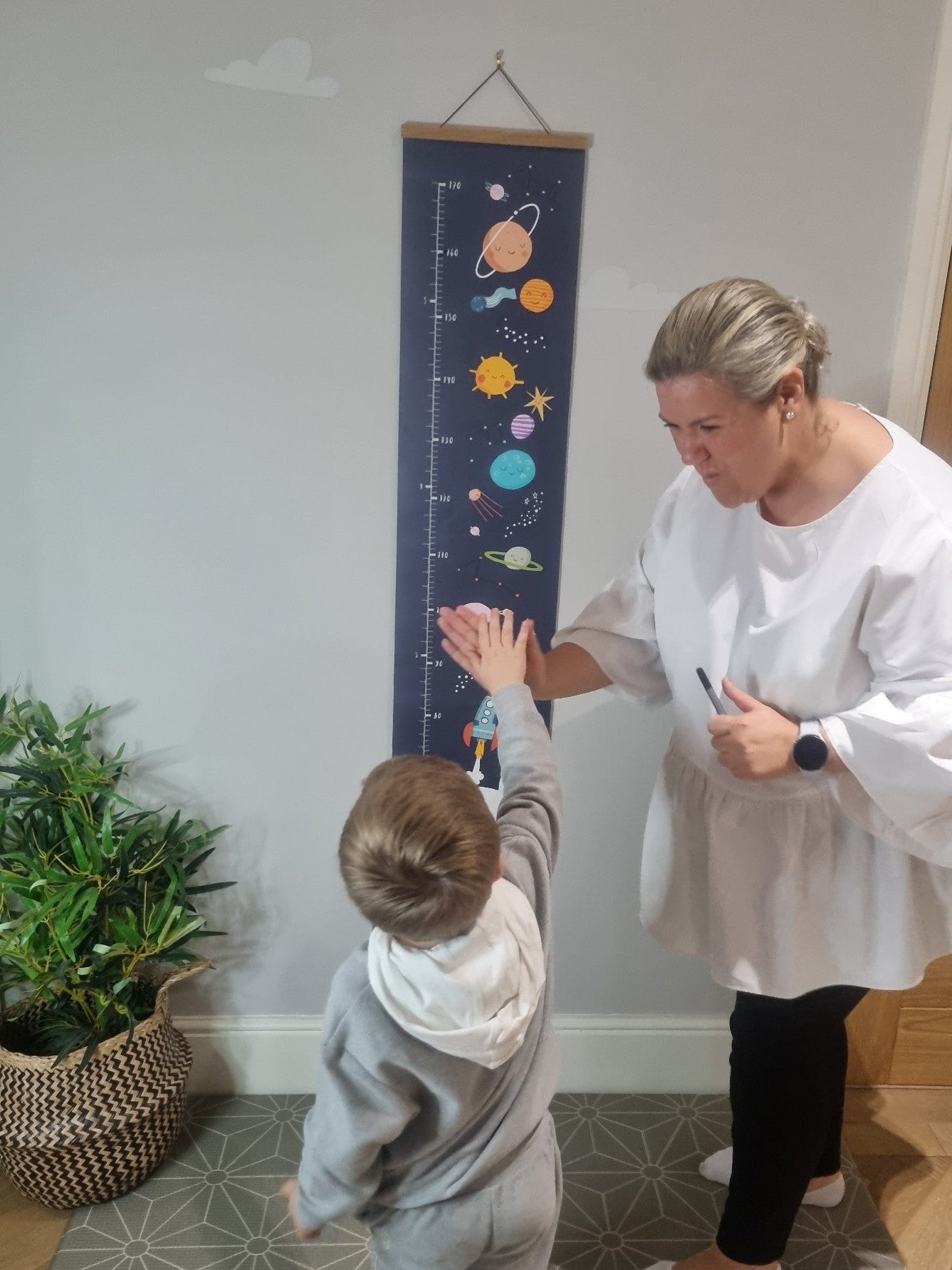 Space Height Chart for Kids