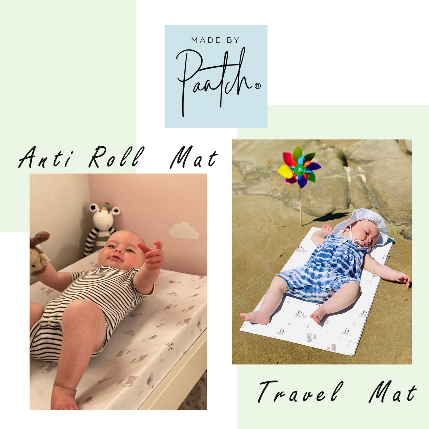 Anti Roll & Travel Mat Set