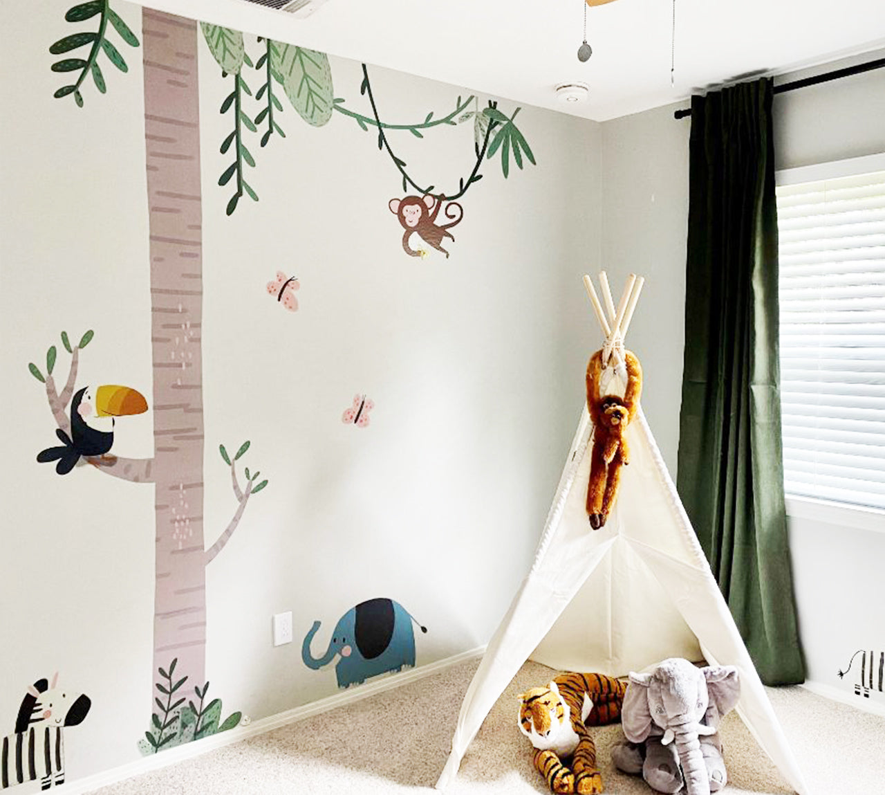 Jungle baby room decor shop