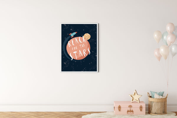 Kids Space Art | Reach For The Stars Edition