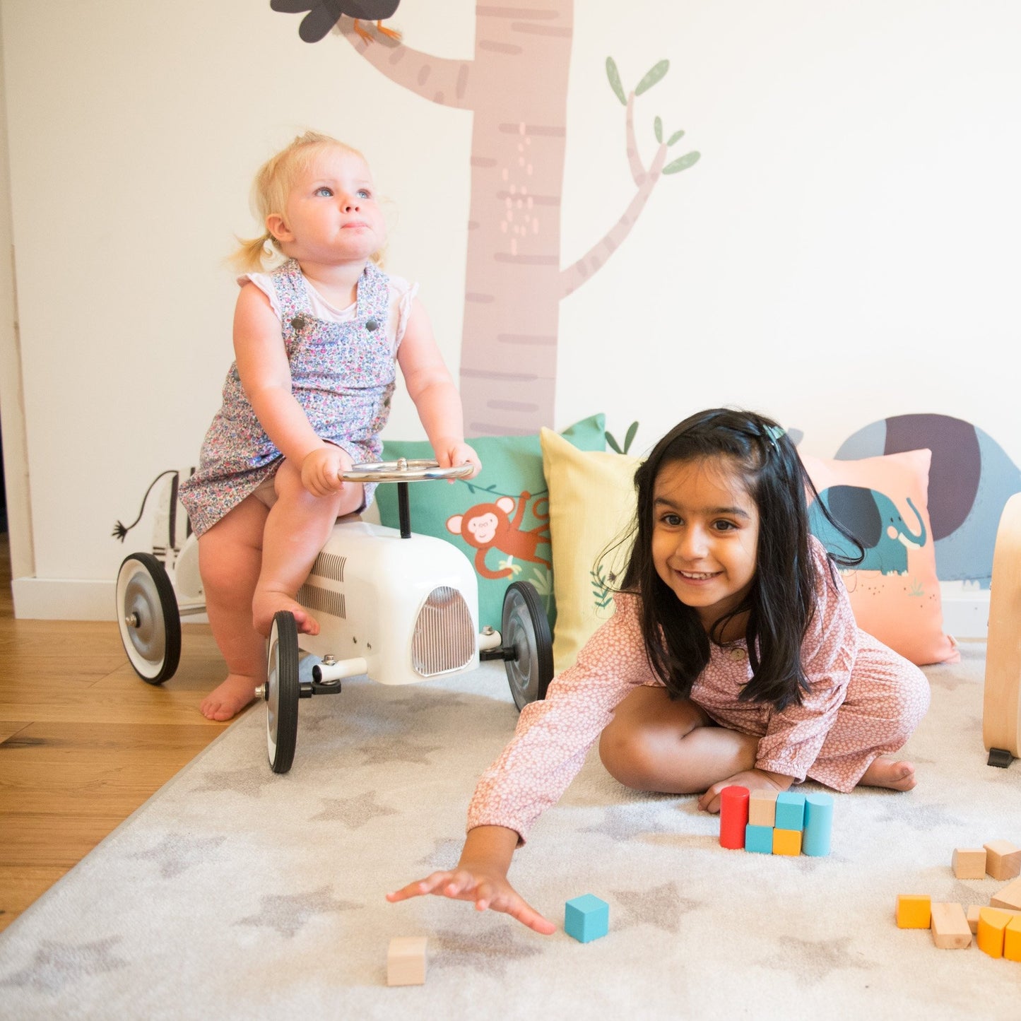 Zora Zebra Yellow Throw Pillow | Young, Wild & Free Range |  Kids Gift Idea