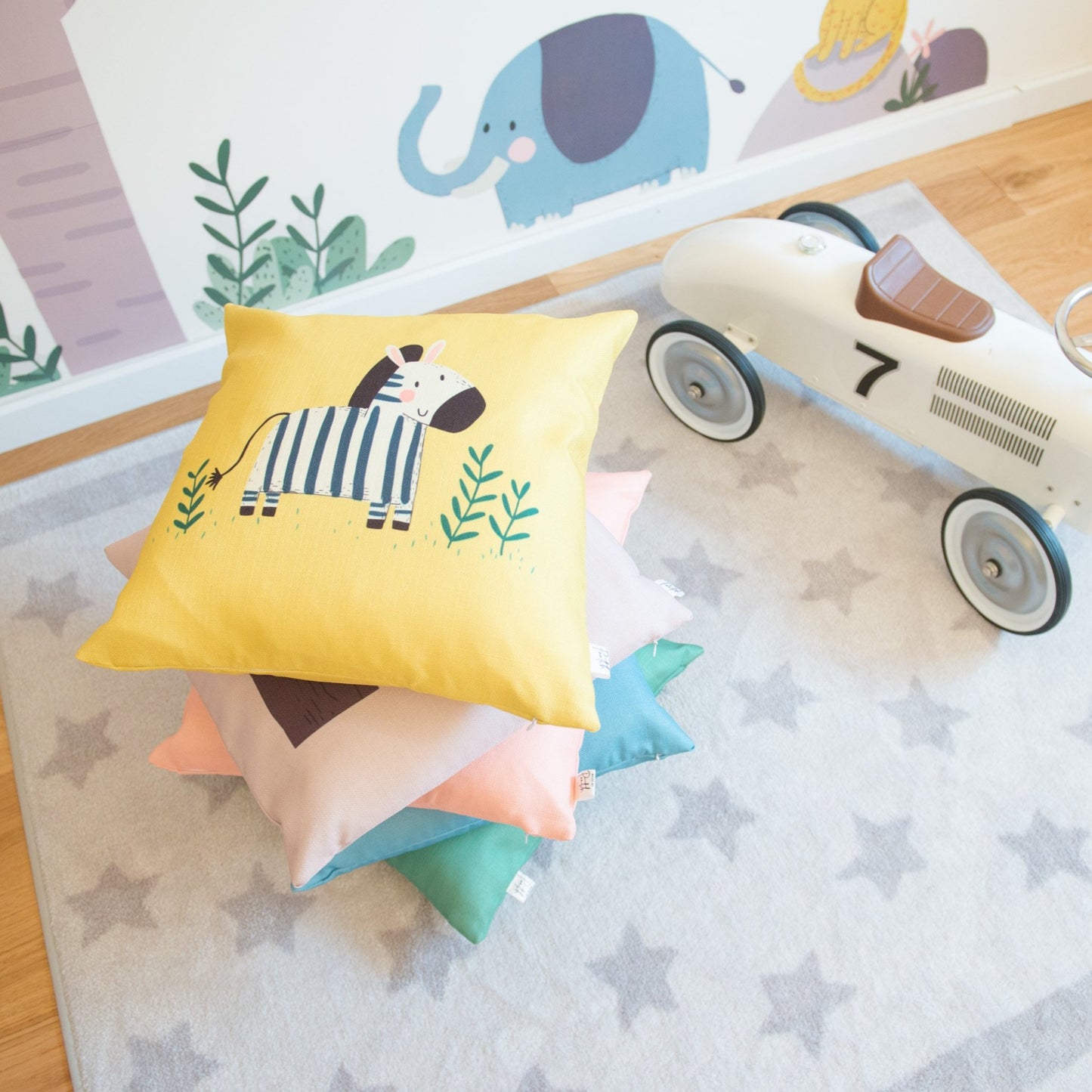 Bunyan Bison Cushion Cover and Optional Inner Filling |  Kids Gift Idea