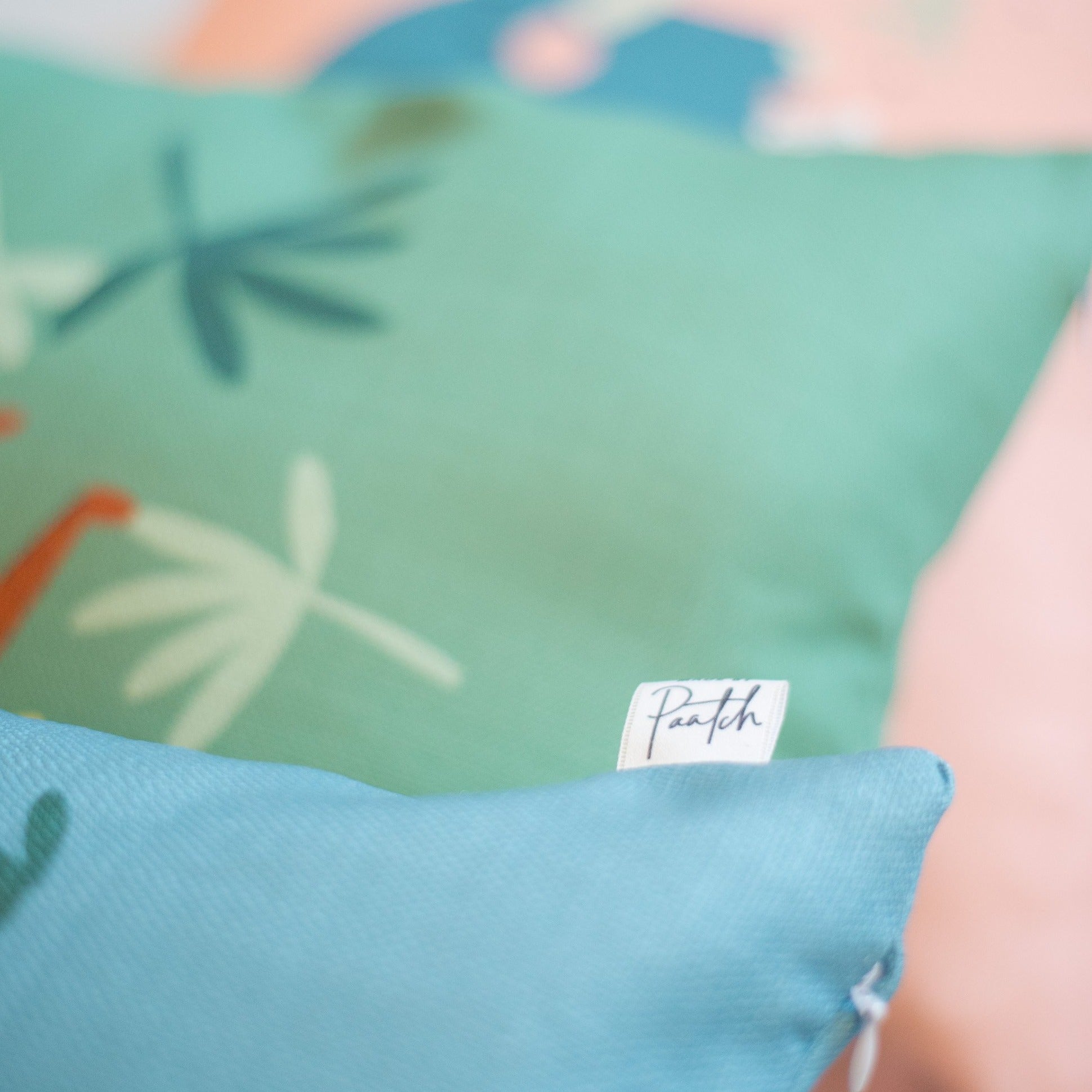 Products Mikey Monkey Green Home Cushion Cover for Baby Nursery, Children’s Room or Playroom Décor