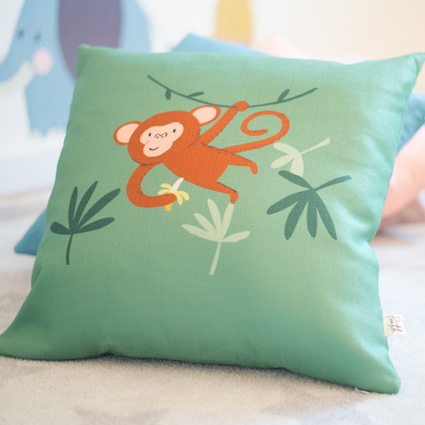 Jungle Animals Cushion Covers & Optional Filling |  Kids Gift Idea
