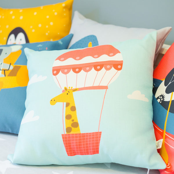 Greta the Giraffe Cushion Cover & Filling | Kids Gift Idea