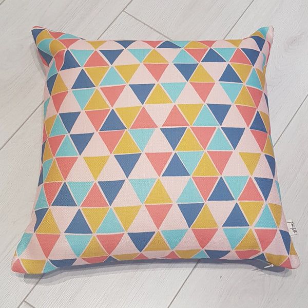 triangle pillow, triangle throw pillow, pillow, nursery cushion, bedroom cushion cover, scandi scatter cushion