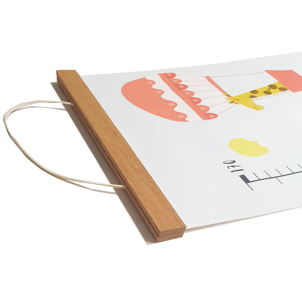 Giraffe Height Chart for Kids – Safari Animal Growth Chart Canvas | Nursery Wall Decor | Made By Paatch