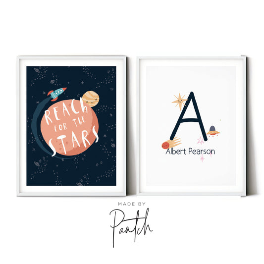 Kids Space Art | Reach For The Stars Edition