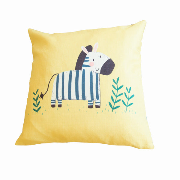 kids animal cushion, zebra cushion