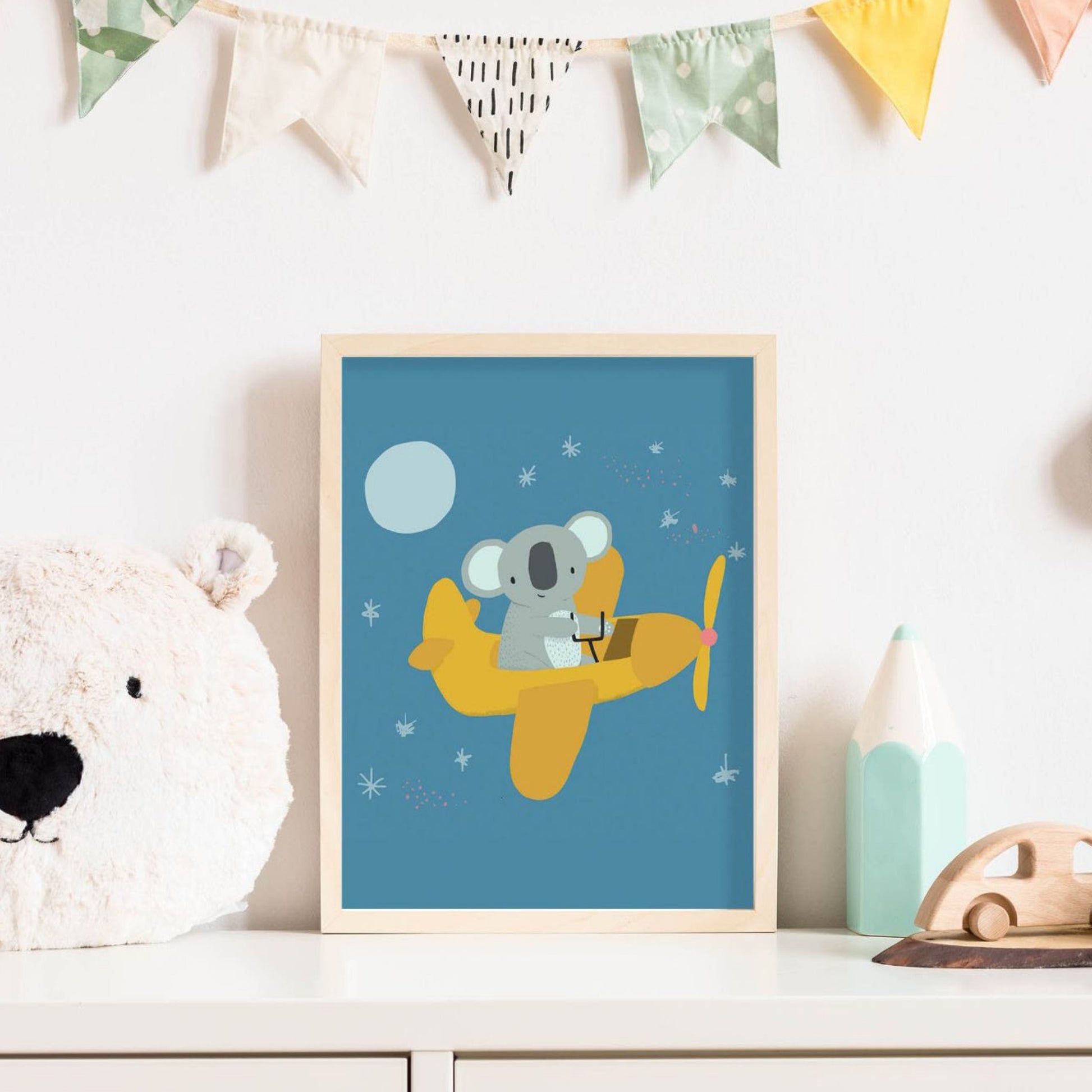 Koala art, koala gifts, koala print, baby koala print, australian nursery print, koala wall decor, koala photo, koala poster, koala nursery, koala bedroom decor