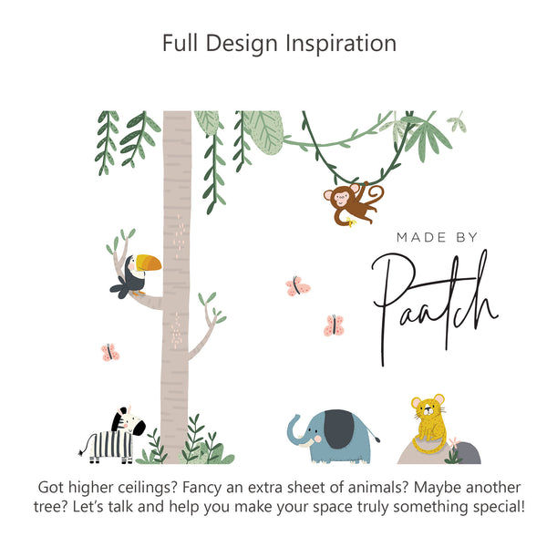 Full design Inspiration - Children's Playroom Wall Decor Jungle Themed Stickers