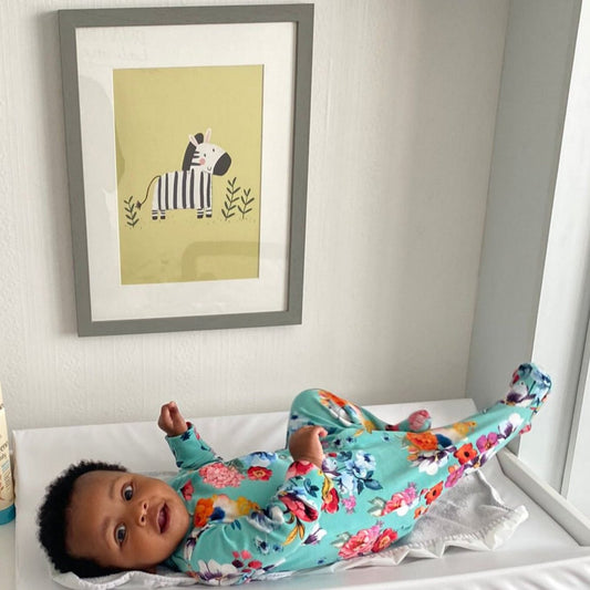 Zebra Wall Art Prints for Nursery and Kids Bedroom