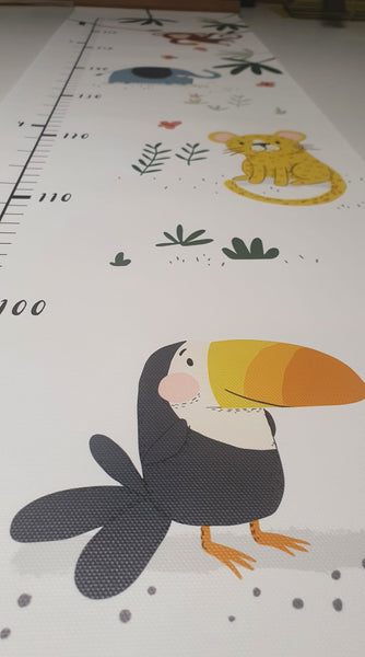 Jungle Animals Height Charts for Kids