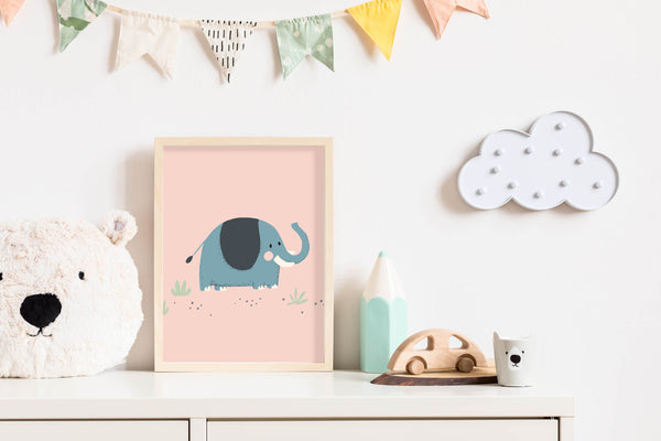 Jungle Safari Nursery Art Prints | Young, Wild & Free Range