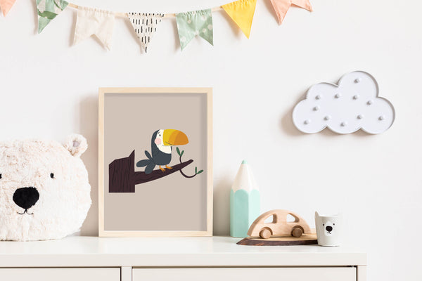 Jungle Safari Nursery Art Prints | Young, Wild & Free Range