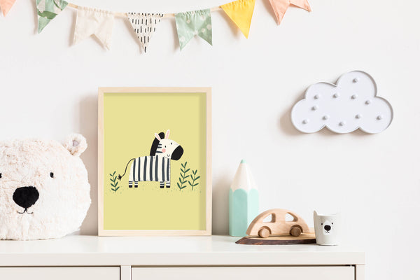 Jungle Safari Nursery Art Prints | Young, Wild & Free Range