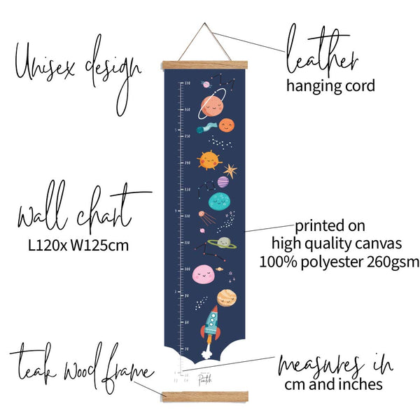 Space Height Chart for Kids