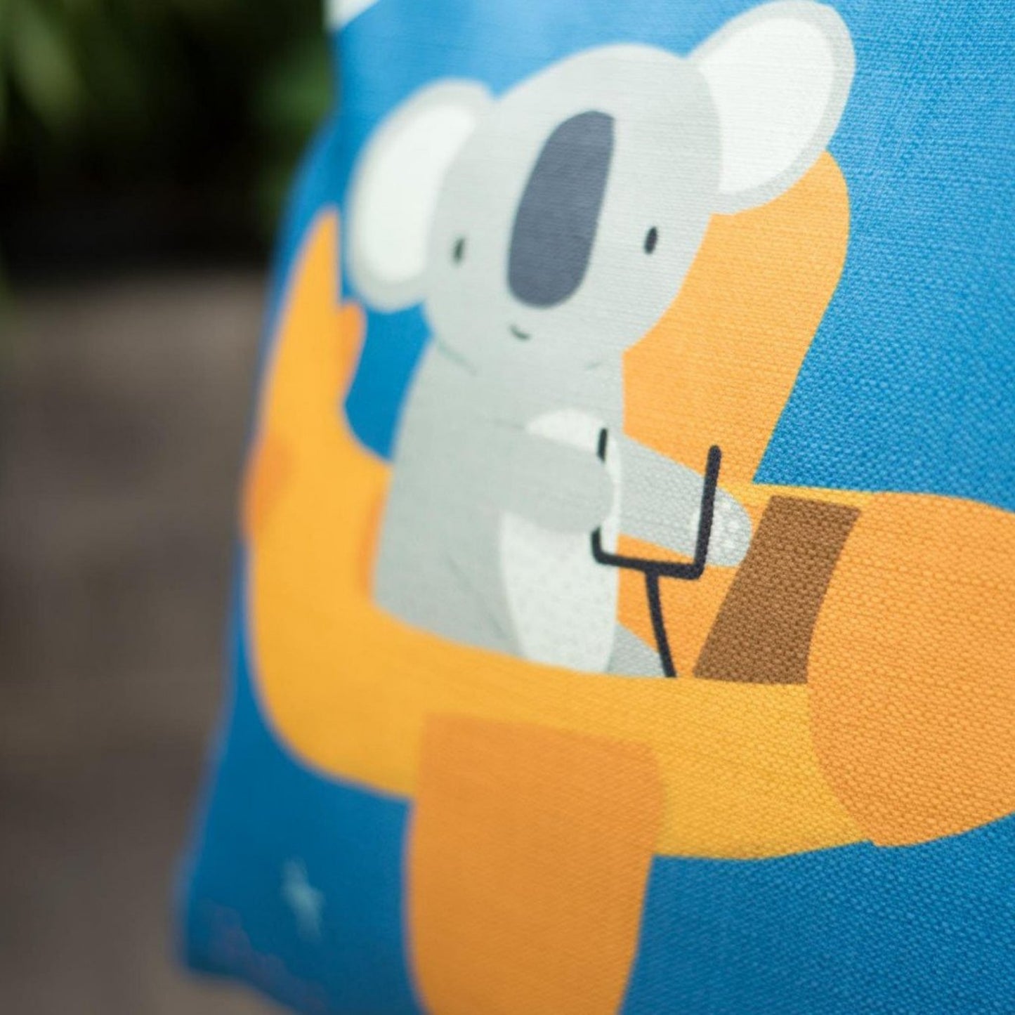 Koala Print Nursery, Baby koala print, Adventure kids bedroom, Animals Home Decor Blue Koala Cushion Covers for Baby Nursery, Children’s Room, Toddler Bedroom, Reading Corner, Reading Nook or Kids Playroom