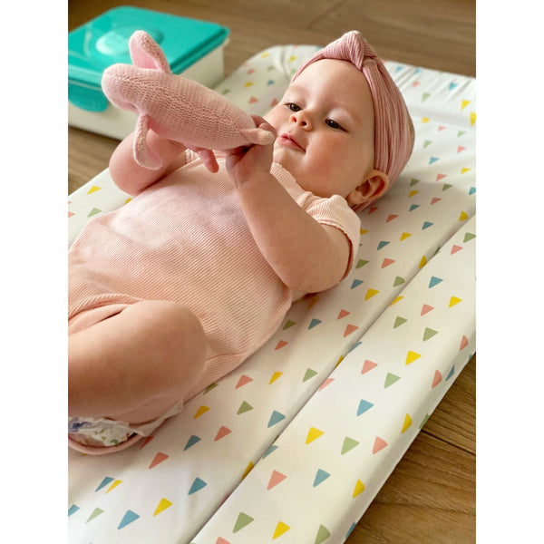 Baby Changing Pad | Printed Triangles Design Standard Mat