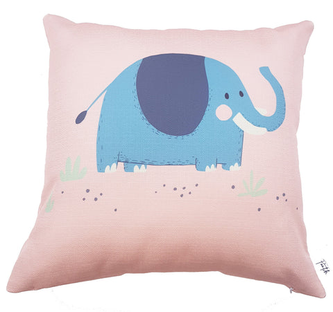 elephant cushion, elephant nursery, baby elephant decor