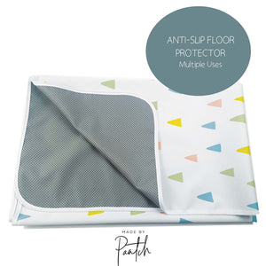 Anti Slip Baby Splash Mat for Weaning | Play Mat & Floor Protector