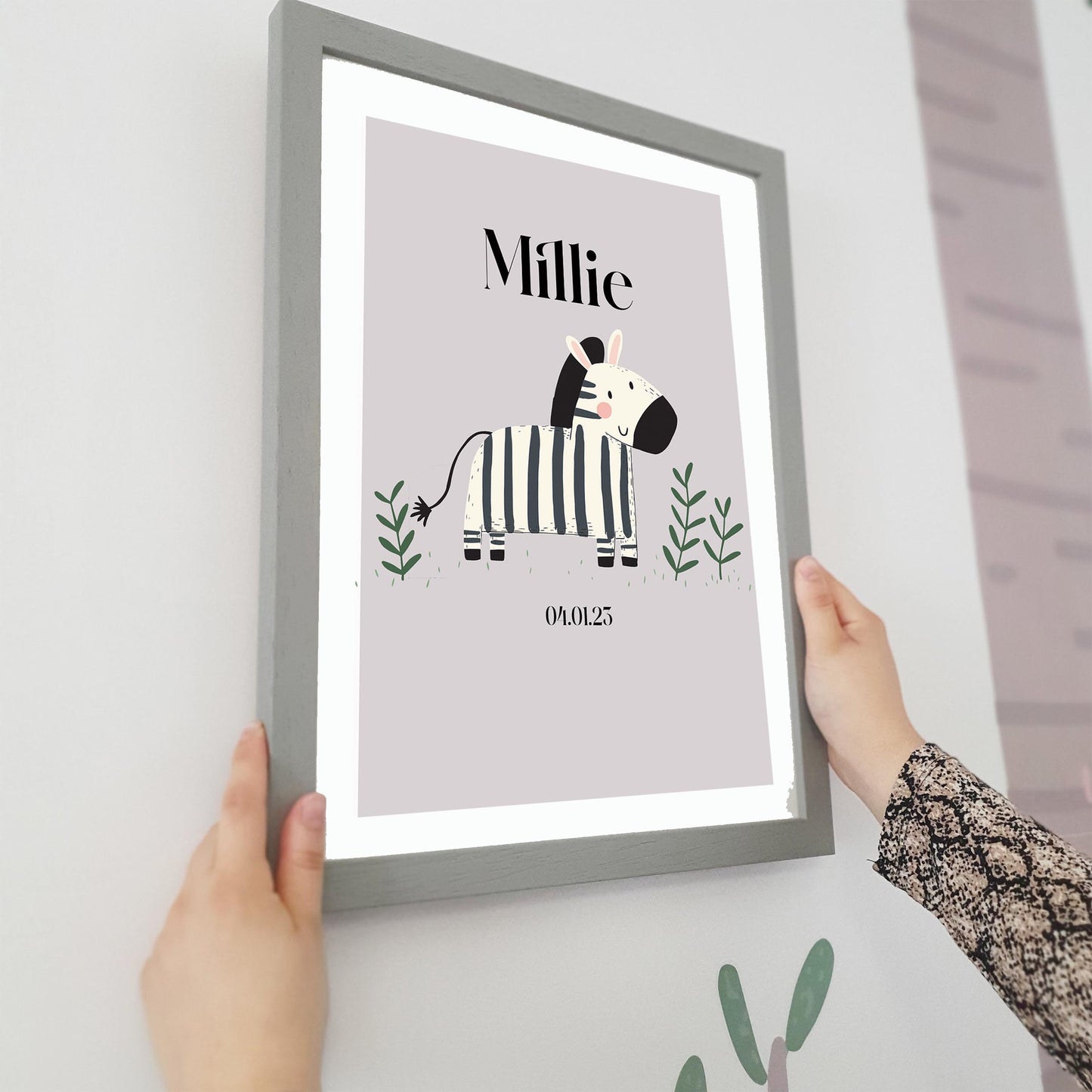 Zebra Wall Art Prints for Nursery and Kids Bedroom