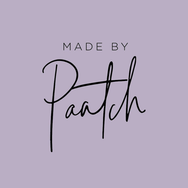 Made by Paatch Logo in Lilac