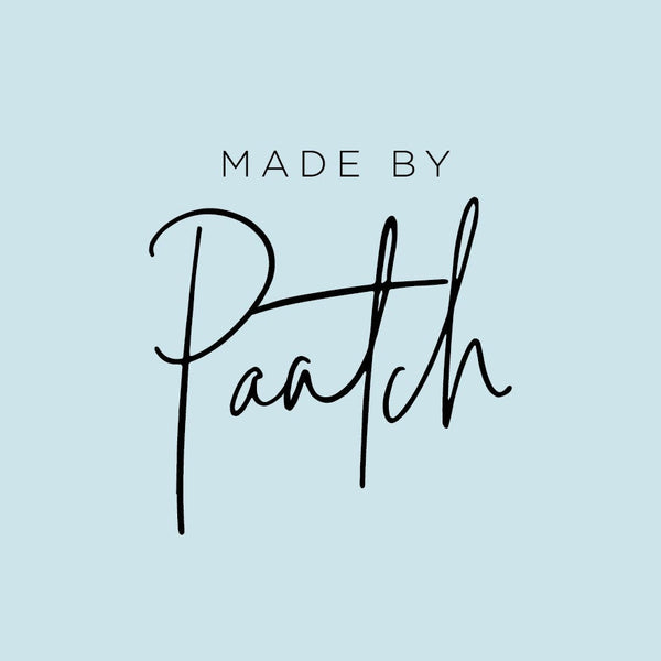 Made by Paatch Logo in Blue